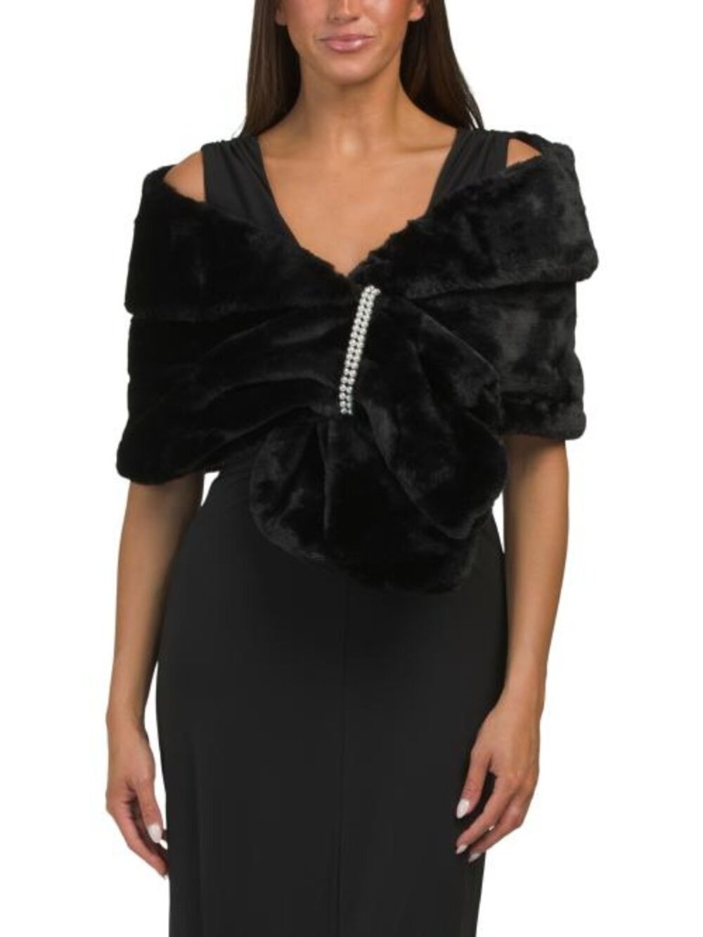 ADRIANNA PAPELL Faux Fur Wrap